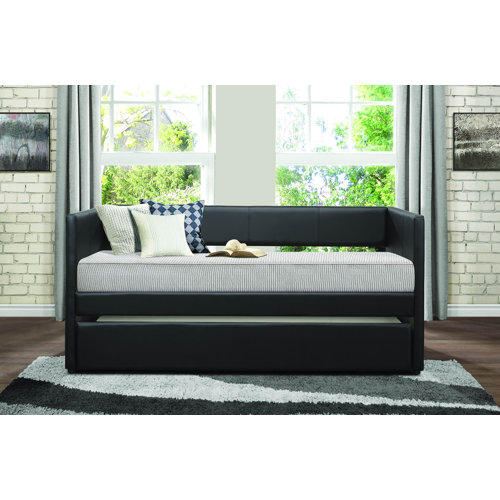 Homelegance Upholstered Daybed with Trundle & Reviews Wayfair